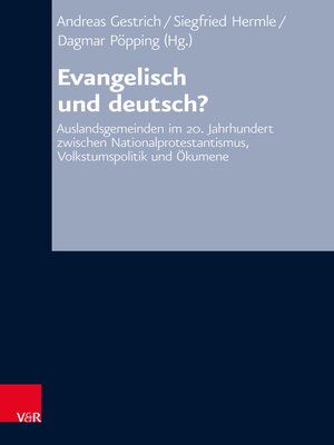 cover image of Evangelisch und deutsch?
